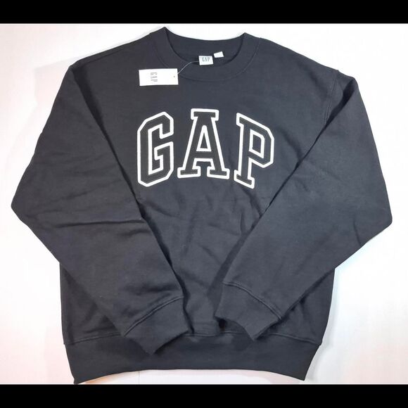 Gap Women's Black and White Sweatshirt size m - Picture 1 of 5